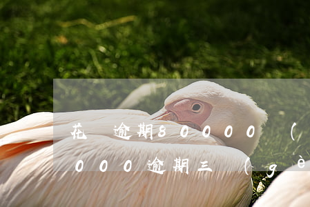 花唄逾期80000萬(wàn)(欠花唄8000逾期三個(gè)月了,真的會(huì)起訴嗎?)