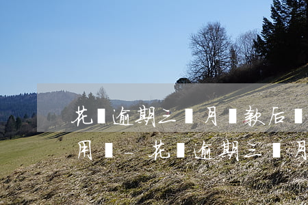 花唄逾期三個月還款后還能繼續(xù)使用嗎-花唄逾期三個月還款后還能繼續(xù)使用嗎安全嗎