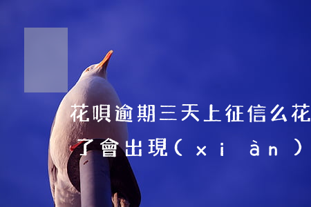 花唄逾期三天上征信么(花唄逾期了三天后還了會出現(xiàn)在征信上嗎)