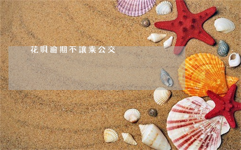 花唄逾期不讓乘公交