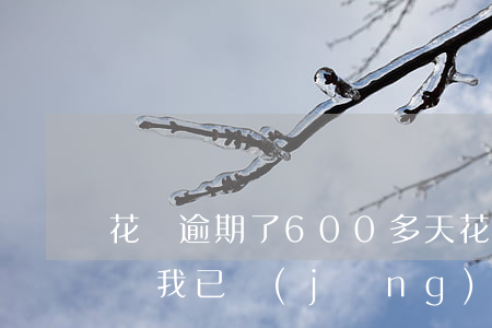 花唄逾期了600多天(花唄逾期多少天會起訴,我已經(jīng)還了1000多)