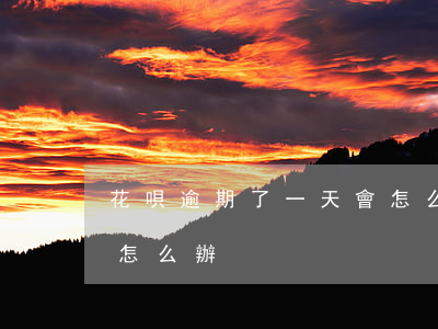 花唄逾期了一天會怎么辦(花唄逾期了一天會怎么辦)