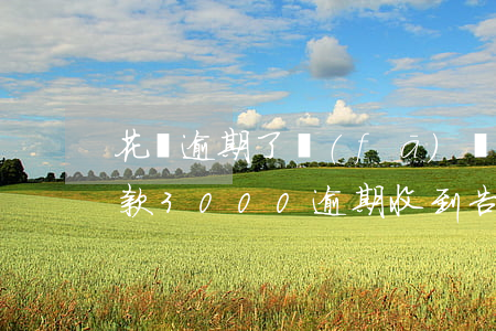 花唄逾期了發(fā)來告知函(螞蟻花唄欠款3000逾期收到告知函怎么辦)