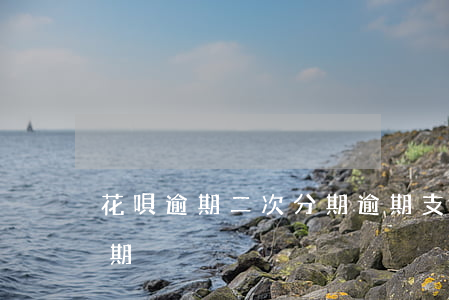 花唄逾期二次分期逾期(支付寶花唄逾期在分期)