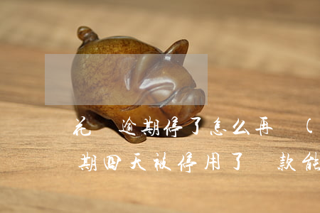花唄逾期停了怎么再開(kāi)通(花唄逾期四天被停用了還款能立即開(kāi)通嗎)