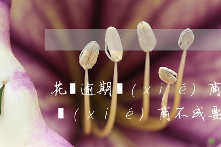 花唄逾期協(xié)商分多少期(花唄逾期協(xié)商不成要多長(zhǎng)時(shí)間才會(huì)被起訴)