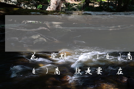 花唄逾期 協(xié)商(花唄逾期協(xié)商還款是要還在對公賬戶上嗎)