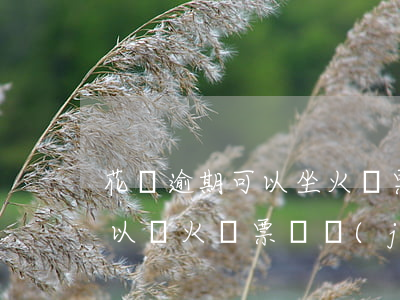 花唄逾期可以坐火車票嗎(支付寶花唄逾期可以買火車票飛機(jī)票嗎)