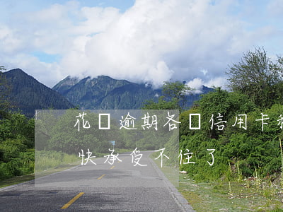 花唄逾期各種信用卡秒拒(信用卡花唄都逾期快承受不住了)