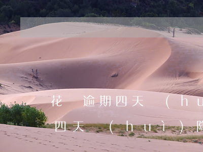 花唄逾期四天會(huì)降額嗎(花唄逾期四天會(huì)降額嗎)