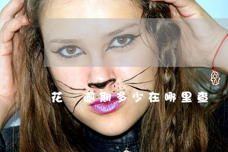 花唄逾期多少在哪里查