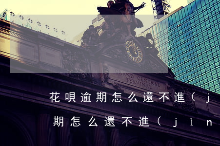花唄逾期怎么還不進(jìn)去了(花唄逾期怎么還不進(jìn)去了)