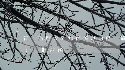 花唄逾期收到短信催款函(借唄逾期發(fā)來催款函)