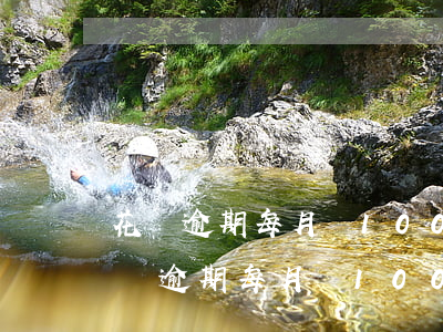 花唄逾期每月還100元會有什么后果-花唄逾期每月還100元會有什么后果嗎
