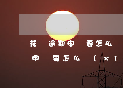 花唄逾期申訴要怎么寫(xiě) 花唄逾期申訴要怎么寫(xiě)材料呢