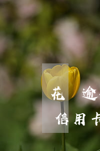 花唄逾期能辦理信用卡么-花唄逾期能辦理信用卡嗎