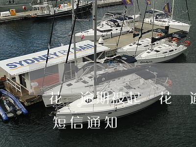 花唄逾期被起訴(花唄逾期被起訴了會用什么短信通知)