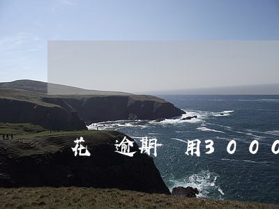 花唄逾期費用3000