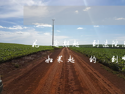 花唄逾期起訴到法院怎么辦(借唄花唄逾期不還如果起訴的話到哪兒的法院起訴)