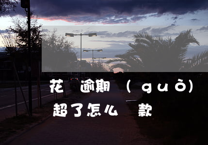 花唄逾期過(guò)還提額度嗎(花唄額度超了怎么還款)