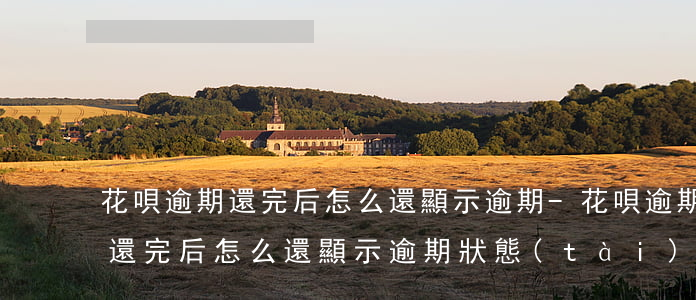 花唄逾期還完后怎么還顯示逾期-花唄逾期還完后怎么還顯示逾期狀態(tài)