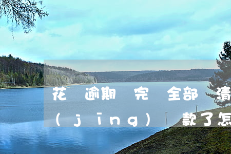 花唄逾期還完讓全部還清(花唄逾期過后已經(jīng)還款了怎樣恢復(fù)正常)