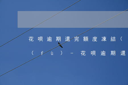 花唄逾期還完額度凍結(jié)怎么回復(fù)-花唄逾期還完額度凍結(jié)怎么回復(fù)對(duì)方