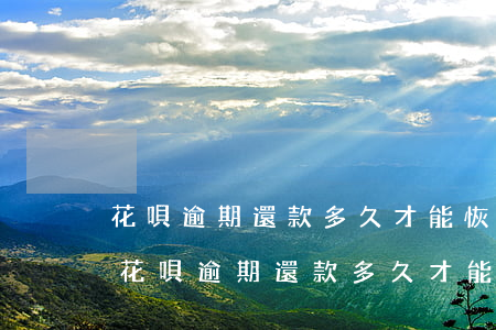 花唄逾期還款多久才能恢復(fù)額度-花唄逾期還款多久才能恢復(fù)額度呢