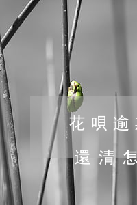 花唄逾期還清怎么不顯示額度了-花唄逾期還清怎么不顯示額度了呢