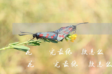 花唄還完最低還款怎么發(fā)短信了-花唄還完最低還款怎么發(fā)短信了呢