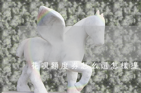 花唄額度券怎么還怎樣提前還款-
