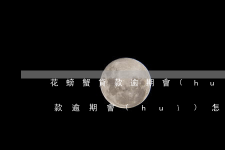 花螃蟹貸款逾期會(huì)怎樣(花螃蟹貸款逾期會(huì)怎樣)