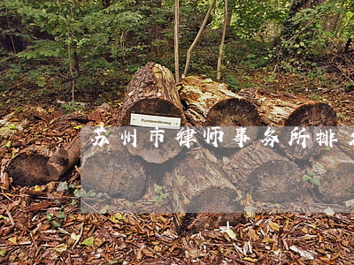 苏州市律师事务所排名(苏州律师排名第一)