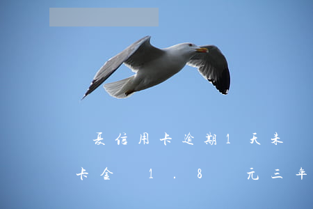華夏信用卡逾期1天未還款(欠華夏銀行信用卡金額1.8萬元三年未還)