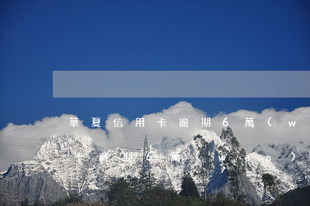 華夏信用卡逾期6萬(wàn)元（華夏信用卡逾期6萬(wàn)）