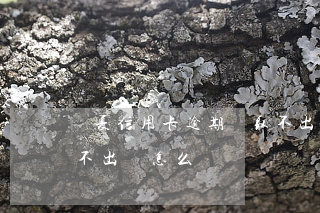 華夏信用卡逾期錢取不出來(華夏銀行卡錢取不出來怎么辦)