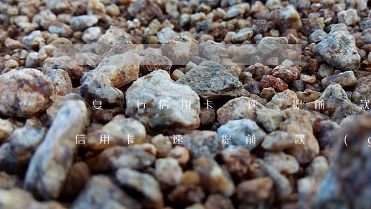 華夏銀行信用卡極速貸提前還款-華夏銀行信用卡極速貸提前還款規(guī)定