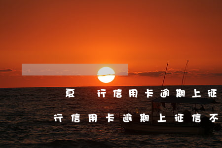 華夏銀行信用卡逾期上征信不能用-華夏銀行信用卡逾期上征信不能用怎么辦