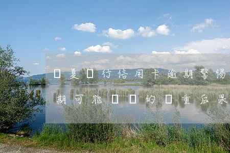 華夏銀行信用卡逾期，警惕！華夏銀行信用卡逾期可能帶來的嚴重后果