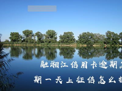 華融湘江信用卡逾期怎么辦(華融湘江銀行逾期一天上征信怎么撤銷)