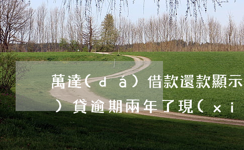 萬達(dá)借款還款顯示逾期(萬達(dá)貸逾期兩年了,現(xiàn)在應(yīng)該怎么還款)