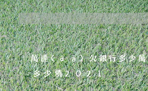 萬達(dá)欠銀行多少(萬達(dá)欠了多少債2021)