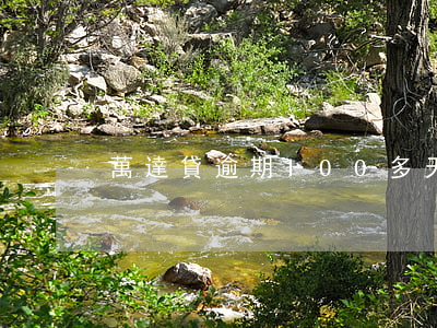 萬達貸逾期100多天