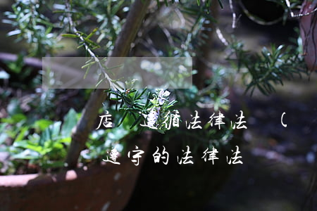藥店應遵循法律法規(醫藥行業從業人員應該遵守的法律法規應該有哪些)