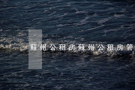 蘇州公租房(蘇州公租房管理中心官網)