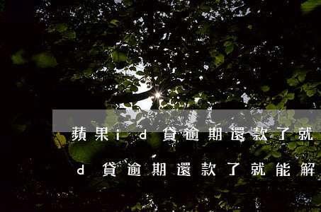蘋果id貸逾期還款了就能解開嗎-蘋果id貸逾期還款了就能解開嗎安全嗎