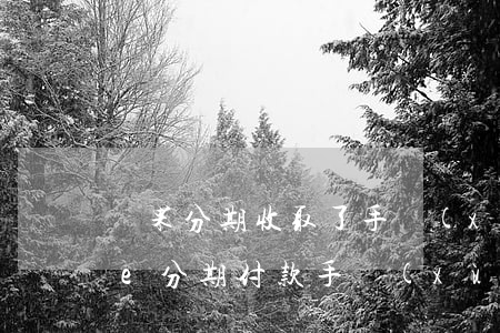 蘋果分期收取了手續(xù)費(iphone分期付款手續(xù)費)