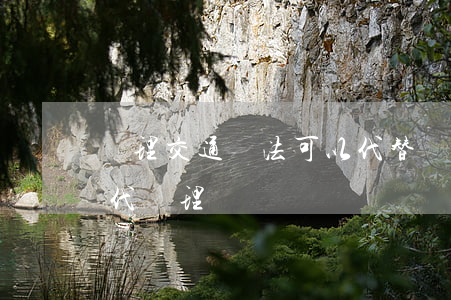 處理交通違法可以代替嗎(交通違法可以別人代處理嗎)