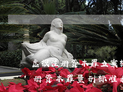 虚报注册资本罪立案标准_2021虚报注册资本罪量刑标准和认定构成要件
