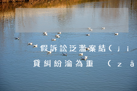 虛假訴訟泛濫“案結(jié)事不了” 民間借貸糾紛淪為重災(zāi)區(qū)